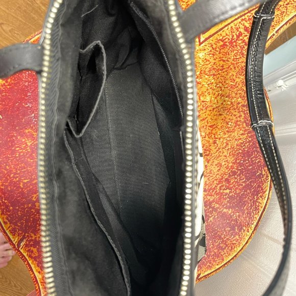 Coach Signature Jacquard Striped Shoulder Bag - Picture 5 of 6